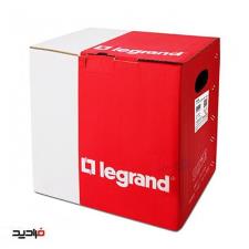 کابل شبکه CAT6 UTP لگراند LEGRAND مغز CCA 0.6 - تست فلوک - پرمننت کارتن 305 متر